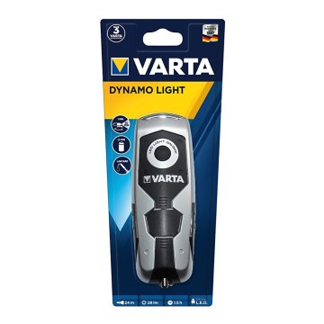 Varta 17680101401 - Linterna recargable LED DYNAMO LIGHT LED/120 mAh IPX4