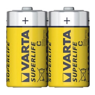 Varta 2014 - 2 pz. Batería de zinc-carbono SUPERLIFE C 1,5V
