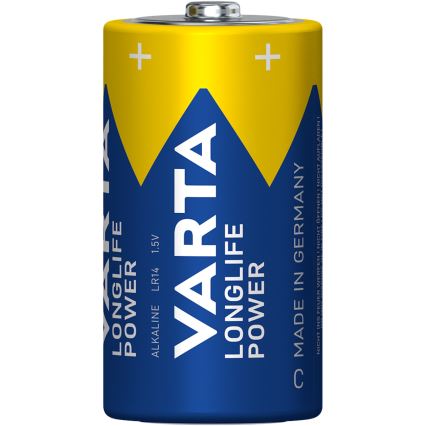 Varta 4914121422 - 2 unidades Pilas alcalinas LONGLIFE POWER LR14/C 1,5V