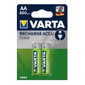 Varta 56736 - 2 unidades Baterías recargables SOLAR ACCU AA NiMH/800mAh/1,2V