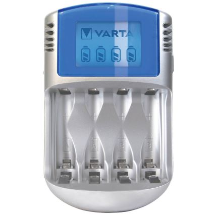 Varta 57070201451 - Cargador de pilas LCD 4xAA/AAA 2600mAh 5V