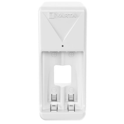 Varta 57656101451 - Cargador de baterías recargables 2x AA/AAA, 2100 mAh, 230 V