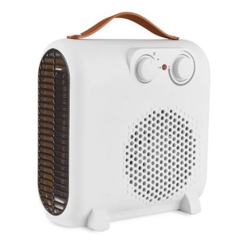 Ventilador con resistencia calefactora 1000/2000W/230V blanco