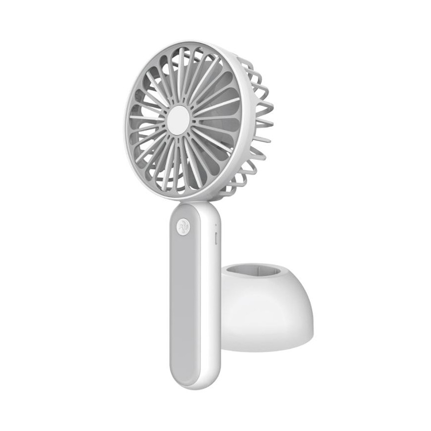 Ventilador de bolsillo 1200 mA/3,7V USB gris/blanco