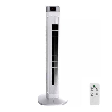 Ventilador de columna con control de temperatura y control remoto 55W/230V