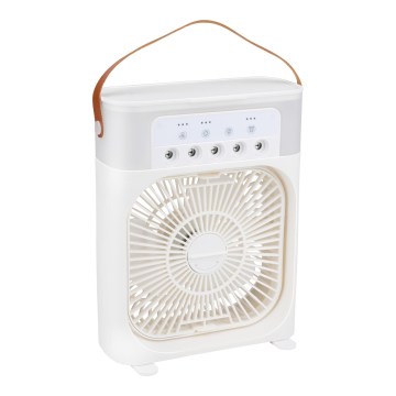 Ventilador de mesa LED RGB con efecto de niebla 10W/5V