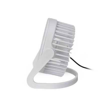 Ventilador de mesa USB diámetro 15 cm blanco