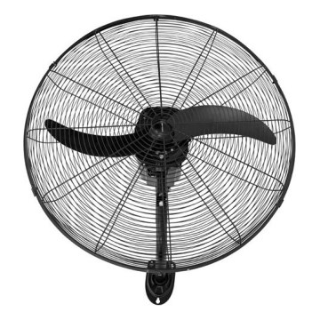 Ventilador de pared 115W/230V, diámetro 66 cm, negro + mando a distancia