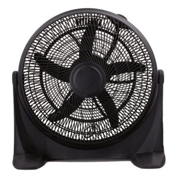 Ventilador de pie 100W/230V, diámetro 50 cm, negro