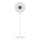Ventilador de pie 25 W/230 V, 130 cm, blanco, con mando a distancia