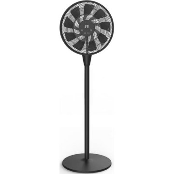 Ventilador de pie 25W/230V 130 cm negro + mando a distancia