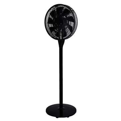 Ventilador de pie 25W/230V 130 cm negro + mando a distancia
