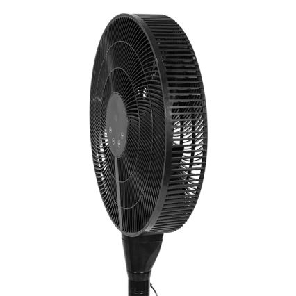 Ventilador de pie 25W/230V 130 cm negro + mando a distancia