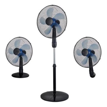 Ventilador de pie 3 en 1 50 W/230 V negro