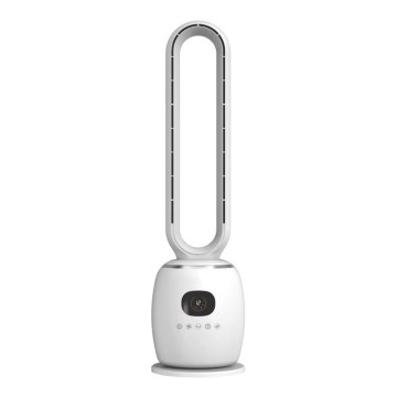 Ventilador de pie 30W/230V 102 cm blanco + mando a distancia