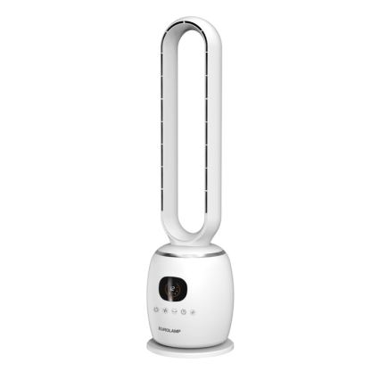 Ventilador de pie 30W/230V 102 cm blanco + mando a distancia
