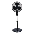 Ventilador de pie 60 W/230 V 125 cm negro