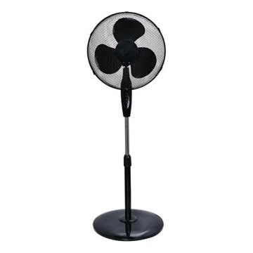 Ventilador de pie 60 W/230 V 125 cm negro