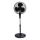 Ventilador de pie 60 W/230 V 125 cm negro