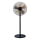 Ventilador de pie 60 W/230 V, 126 cm, dorado/negro