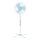 Ventilador de pie 60W/230V 125 cm blanco/azul