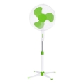 Ventilador de pie 60W/230V 125 cm blanco/verde