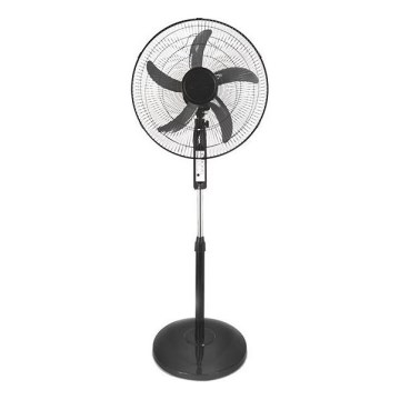 Ventilador de pie 60W/230V, 129 cm, negro + control remoto
