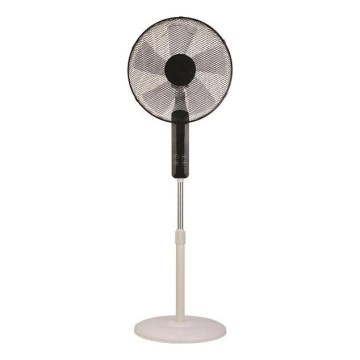Ventilador de pie 60W/230V, diámetro 40 cm, blanco/negro