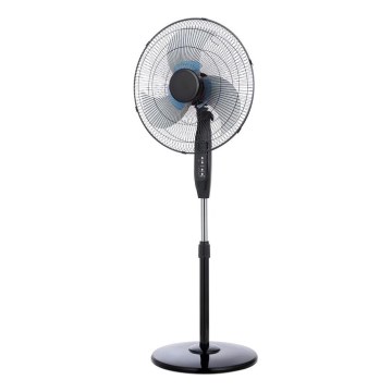 Ventilador de pie 65W/230V 145 cm negro + mando a distancia