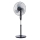 Ventilador de pie 65W/230V 145 cm negro + mando a distancia