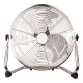 Ventilador de pie 90 W/230 V, diámetro 40 cm, acabado en cromo brillante