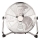Ventilador de pie 90 W/230 V, diámetro 40 cm, acabado en cromo brillante