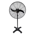 Ventilador de pie industrial 115 W/230 V, 188 cm, negro