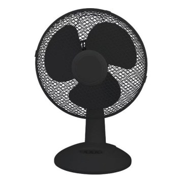 Ventilador de sobremesa 38 W/230 V Ø 25 cm negro