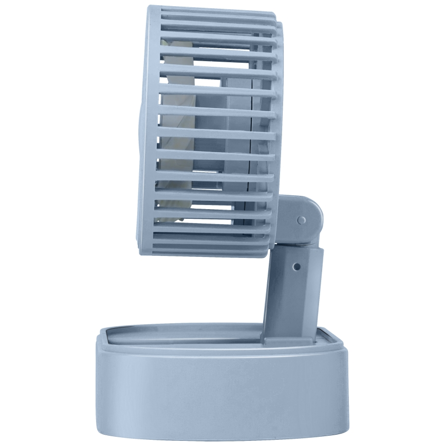 Ventilador de sobremesa recargable 3,7 V 1200 mAh azul