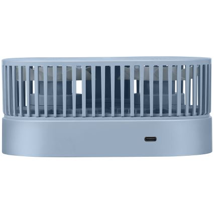 Ventilador de sobremesa recargable 3,7 V 1200 mAh azul
