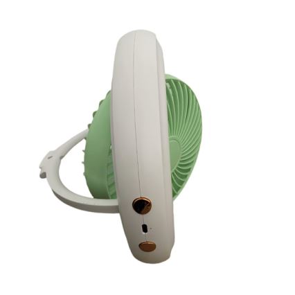 Ventilador de sobremesa recargable 4W/5V 1200 mAh blanco