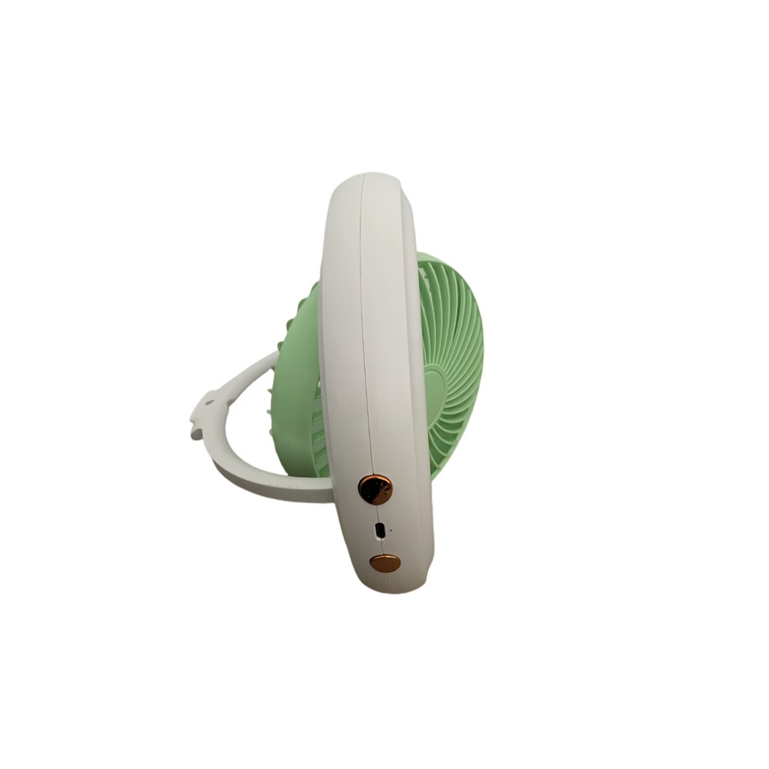 Ventilador de sobremesa recargable 4W/5V 1200 mAh blanco
