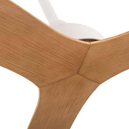 Ventilador de techo diá. 132 cm beige/blanco + control remoto