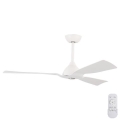 Ventilador de techo Ø 132 cm IP44 blanco + mando a distancia