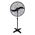 Ventilador industrial de pie 160 W/230 V 182 cm negro