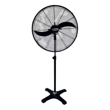 Ventilador industrial de pie 160 W/230 V 182 cm negro