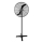 Ventilador industrial de pie 180W/230V, 157 cm, negro