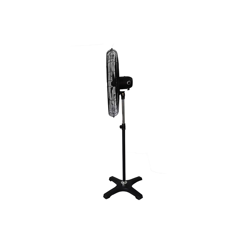 Ventilador industrial de pie 190 W/230 V, 187 cm, negro