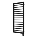 Vertaduro - Radiador de baño con termostato ADEL de 600 W, 128 x 50 cm, negro