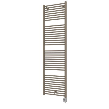 Vertaduro - Radiador de baño con termostato DENISE 800W 178x50 cm taupe