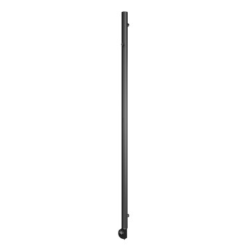 Vertaduro - Radiador de baño con termostato ERDA 400W 180x5 cm antracita