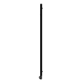 Vertaduro - Radiador de baño con termostato ERDA 400W 180x5 cm negro