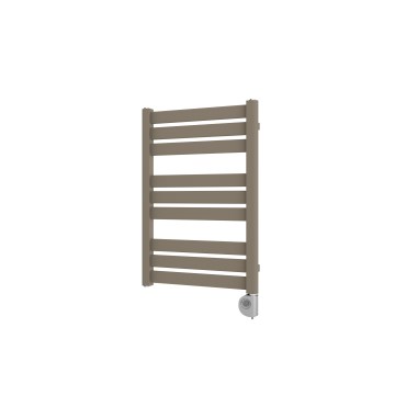 Vertaduro - Radiador de baño con termostato LUCY, 400 W, 73 x 50 cm, taupe