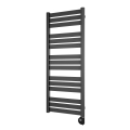 Vertaduro - Radiador de baño con termostato LUCY 600W 125x50 cm antracita